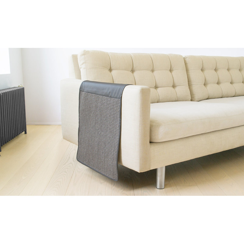 Tucker Murphy™ Pet Iowa Cat Vegan Leather Scratching Sofa Guard